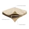 Pure Garden Outdoor Table Cover - 88x58in Heavy-Duty 600D Polyester Canvas with UV 50+ and Waterproof Backing 50-LG1301 - alternate 9